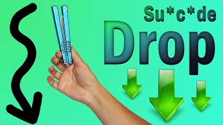 Sucde Drop Beginner Butterfly Knife Tricks [upl. by Steere]