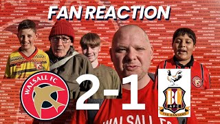 Fan Reaction after Walsall 21 Bradford [upl. by Victoir]