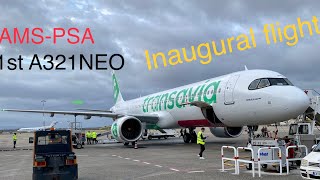 1st on Youtube Transavia A321neo  Amsterdam  Pisa [upl. by Semele]