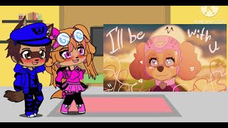 Paw patrol react to bracelet I will be with you fan animation [upl. by Annay665]