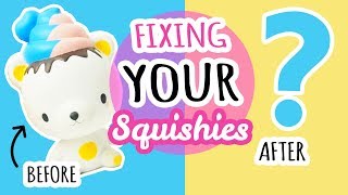 Squishy Makeovers Fixing Your Squishies 4 [upl. by Andre]