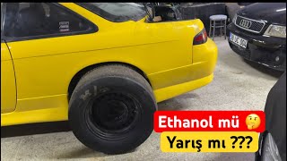 NİSSAN 200SX S14A  2JZ  YARIŞ HAZIRLIKLARI  ETHANOL ANALİZER  YAKIT FİLTRESİ [upl. by Alaik446]