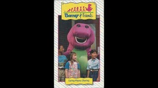 Barney  Caring Means Sharing 1992 Time Life VHS Rip [upl. by Asoj561]