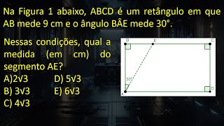 Fundatec 2024  Trigonometria  Triângulo Retângulo [upl. by Ayahc]