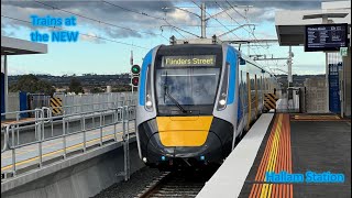 Trains at the NEW Hallam Station [upl. by Atikir588]