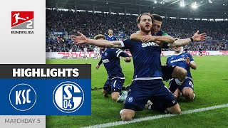 KSC on Top of the Table  Karlsruher SC  FC Schalke  20  Highlights  MD 5  Bundesliga 2 2425 [upl. by Doe825]