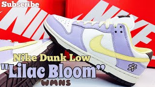 Nike Dunk Low quotLilac Bloom” Review  Legit Check Black Light [upl. by Barfuss]