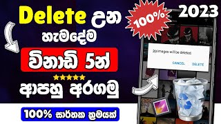 Delete Photo Recovery  How to Recovery Deleted Photos in Sinhala 2023  Fiverr Sinhala  Tech Zet [upl. by Ajax]