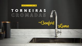 NOVAS TORNEIRAS CROMADAS BLUKIT CONFORT E BLUKIT LUME [upl. by Ahsatel]