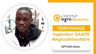 Aureole G témoignage Ingénieur agroalimentaire SAADS option IDéAL [upl. by Luap]