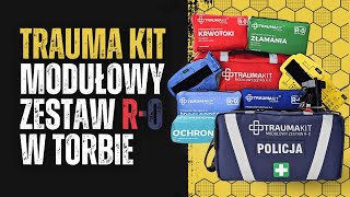 TRAUMA KIT Modułowy Zestaw R0  Torba  AEDMAXPL [upl. by Einnij]