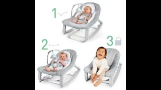 Ingenuity Keep Cozy 3in1 Grow with Me Vibrating Baby Bouncer Seat amp Infant to Toddler Rocker [upl. by Koss]