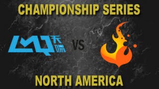 LMQ vs CRS  2014 NA LCS Summer Playoffs 3rd Place G1 [upl. by Namaan829]