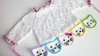 Stricken  Hello Kitty Babypulli  Teil 5  Ausarbeiten [upl. by Anirbaz]