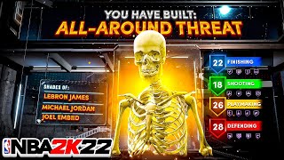 THIS NEW REBIRTH BUILD is THE BEST BUILD in NBA 2K22 • UNSTOPPABLE ALLAROUND THREAT BUILD UNLOCKED [upl. by Tioneb]