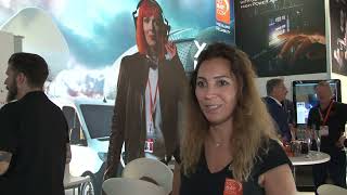 SatTV talks to Arzu Evlek Director Marketing Communications ND SatCom  IBC 2024 [upl. by Li]