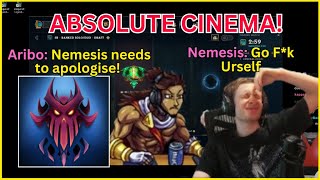 Nemesis Flames Aribo For Losing A Game Turns In To An Absolute Cinema  League of Legends Clip [upl. by Farand]