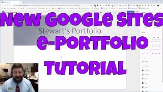 Creating with New Google Sites and Student ePortfolios  2019 [upl. by Er]