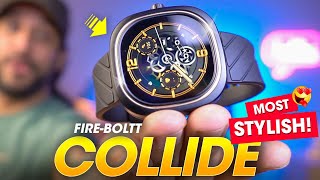 The MOST STYLISH Smartwatch Yet ⚡️ Fireboltt COLLIDE Smartwatch Unboxing amp Review [upl. by Candide]