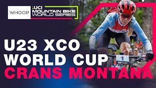 FULL RACE  Women’s U23 XCO World Cup Crans Montana  UCI Mountain Bike World Series [upl. by Redneval]