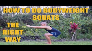 How To Do Bodyweight Squats [upl. by Marthena]