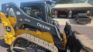 2022 John Deere 317G Skid Steer  Sexton Auctioneers November 7th Online Equipment Auction [upl. by Akayas307]