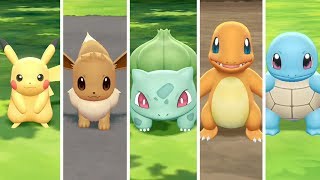 How To Get ALL Starters in Pokemon Lets Go Pikachu amp Eevee EASY Wild amp Gifted [upl. by Dloreg]