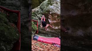 NN left of Papillon  6B climbing bouldering frankenjura rockclimbing outdoors [upl. by Thornie]