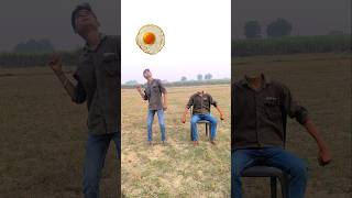 Matching twin brotherr flying body parts vs Eating mango egg amp Catching brown catt funny video [upl. by Jeunesse]