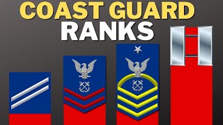 US Coast Guard Ranks in order [upl. by Atterys218]