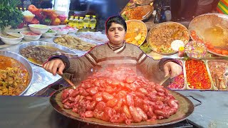 IRAQ Slemani Street Food  famous amp fast food In Iraq  Kurdish Food [upl. by Aduh]