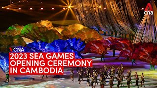 2023 SEA Games opening ceremony in Cambodia [upl. by Nodnnarb611]