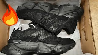 😍New Balance 9060”Triple Black” [upl. by Halilad330]