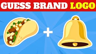 Emoji Challenge Guess the Brand Logos [upl. by Rorrys]