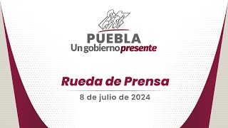 Rueda de prensa 08 de julio de 2024 [upl. by Suirauqram]