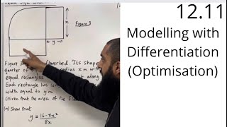 Edexcel AS Level Maths 1211 Modelling with Differentiation [upl. by Gabler96]