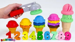 Pretend Play Toy Kitchen with Counting Numbers amp Colors for Preschool Toddlers [upl. by Sachsse]