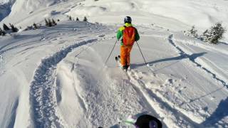 Freeride Powder Skiing at Warth Schröcken Damüls Mellau [upl. by Minda]