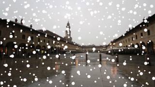 Nevica in piazza Ducale a Vigevano [upl. by Yaresed338]