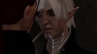 Dragon Age II  Fenris Romance Scene Option 2 [upl. by Whitelaw]