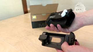 Nikon MBD16 Battery Grip D750 Unboxing amp Comparison [upl. by Hieronymus]