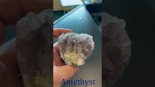 Discussing Minerals Amethyst Geode minerals [upl. by Allard899]