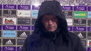 David Moyes post match Interview after draw against Fulham [upl. by Fatsug871]