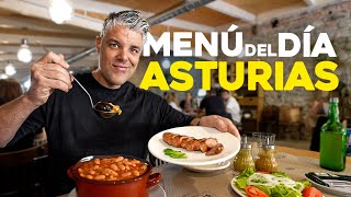 El MENÚ del DÍA MÁS BESTIA de ASTURIAS PLATOS ENORMES POR ESTE PRECIO [upl. by Maker]