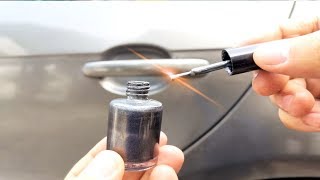 TRUCOELIMINA RAYONES EN PINTURA DEL AUTO 🚗 FÁCIL DE HACER [upl. by Attennaj127]