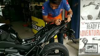 Kawasaki Versys 650  Accessories Installation  Part II [upl. by Dever968]