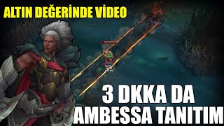 YENİ KARAKTER AMBESSA TANITIM lol leagueoflegends [upl. by Ziza715]