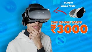 I Found a ₹ 3000 VR Headset  Budget Apple Vision Pro  Procus Pro Unboxing [upl. by Akcirderf876]