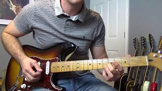 Stevie Ray Vaughan Scuttle Buttin Full Guitar Lesson [upl. by Issirk]