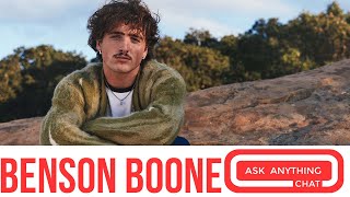 Benson Boone Answers Bonus Ask Anything Questions [upl. by Chisholm]